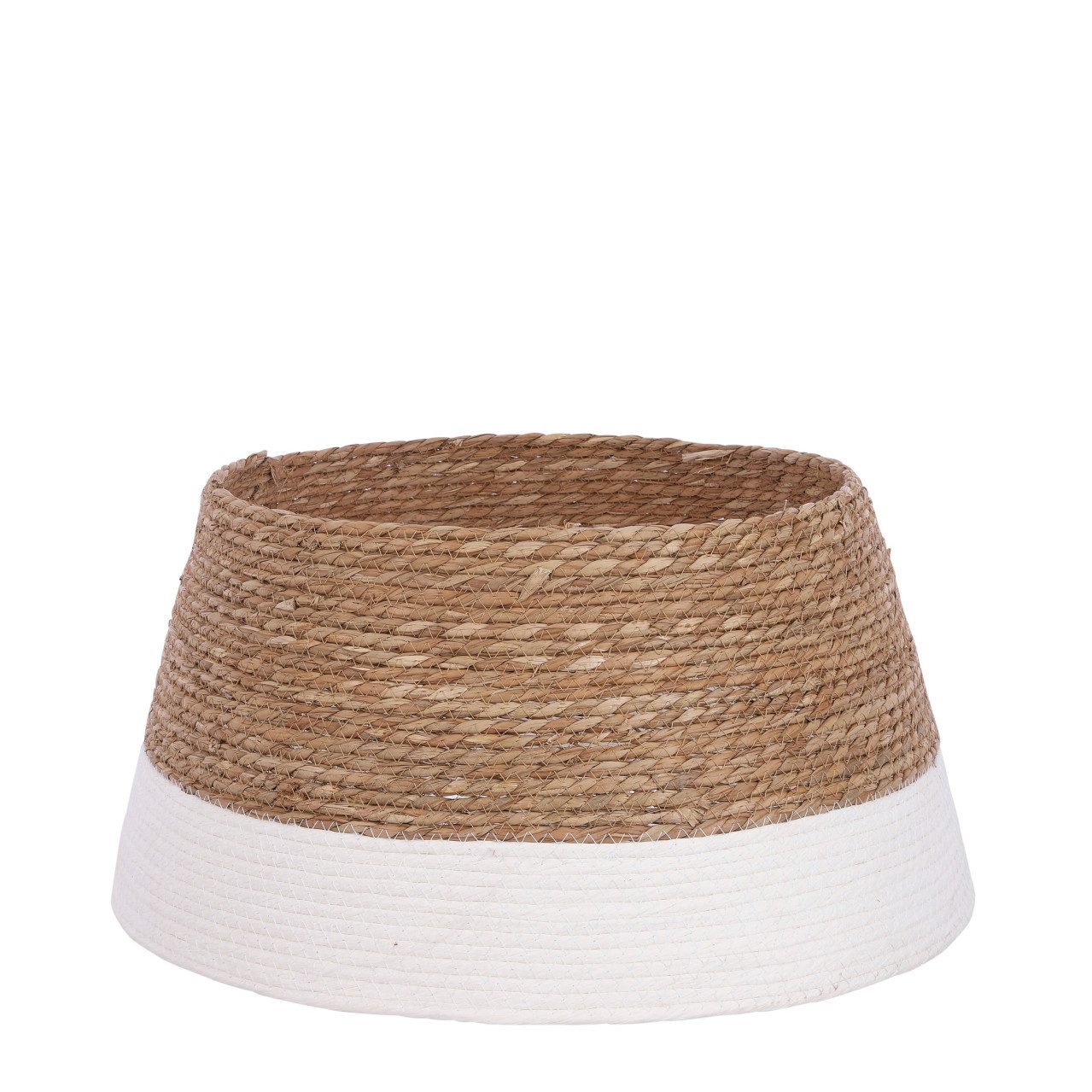 Mica Decorations Weihnachtsbaumdecke Mica Decorations Deko Baumrock Ø 50 cm weiß