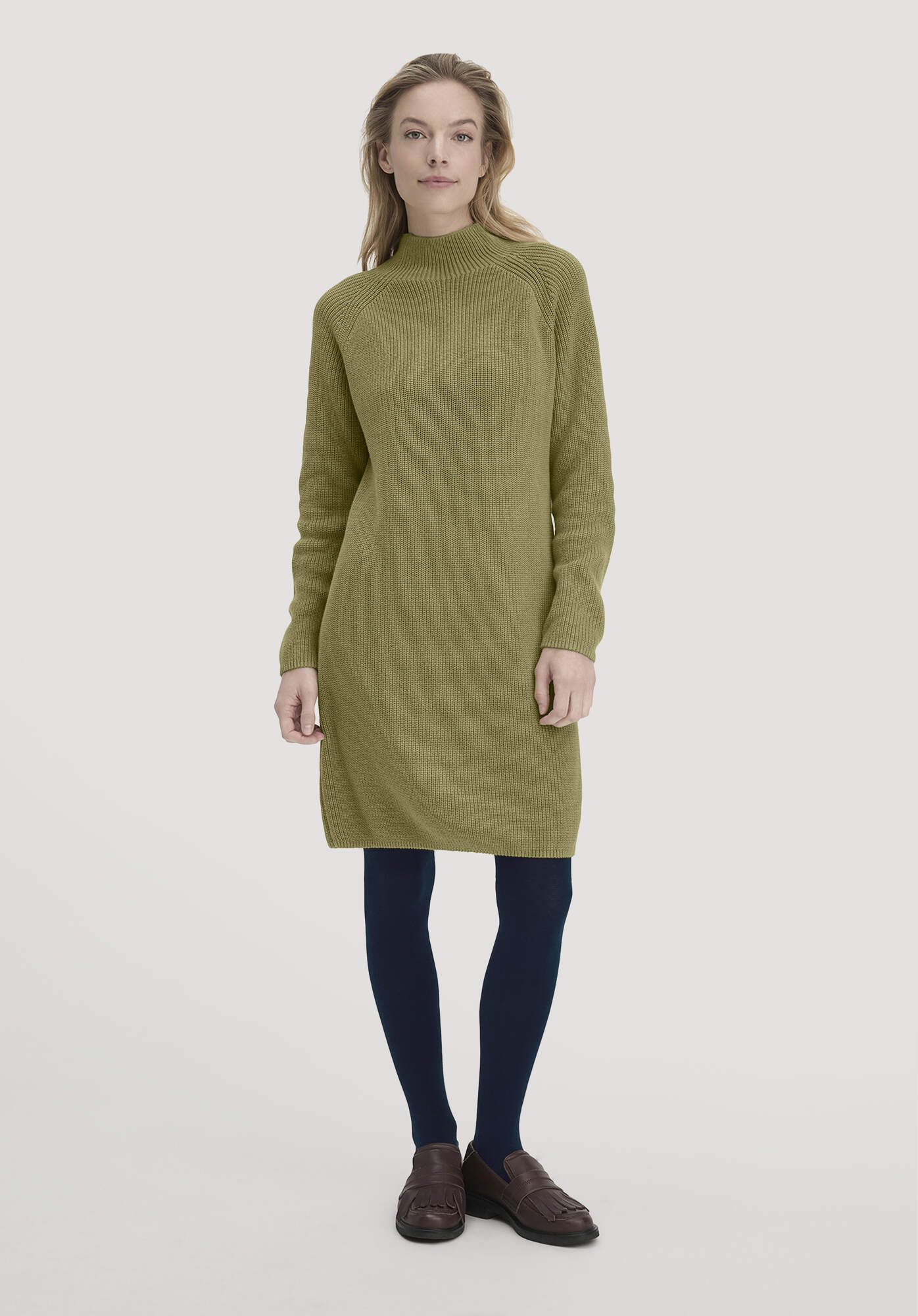 Hessnatur Strickkleid Regular aus reiner Bio-Baumwolle (1-tlg)