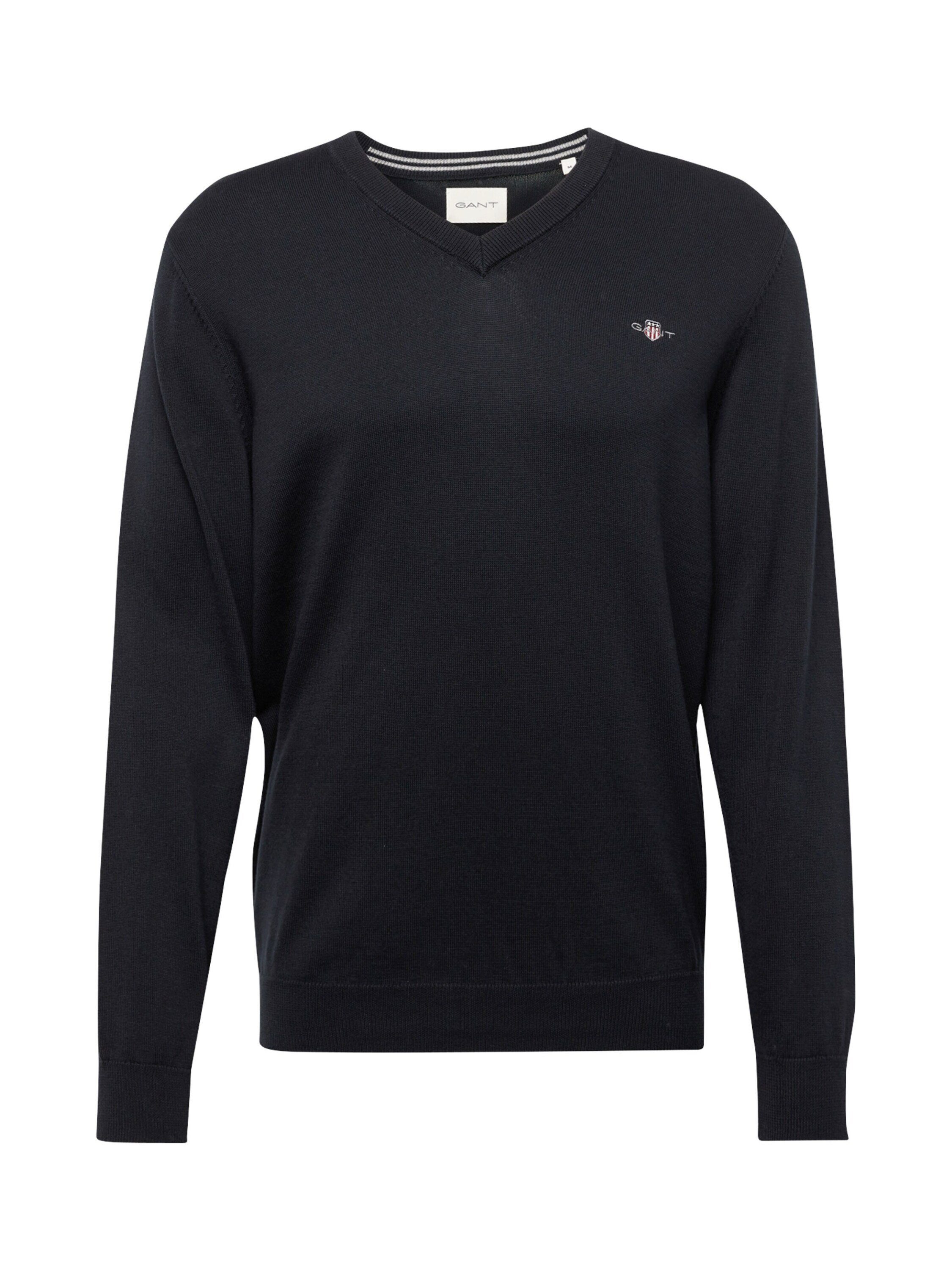 Gant V-Ausschnitt-Pullover Classic Cotton V-Neck Premium günstig online kaufen