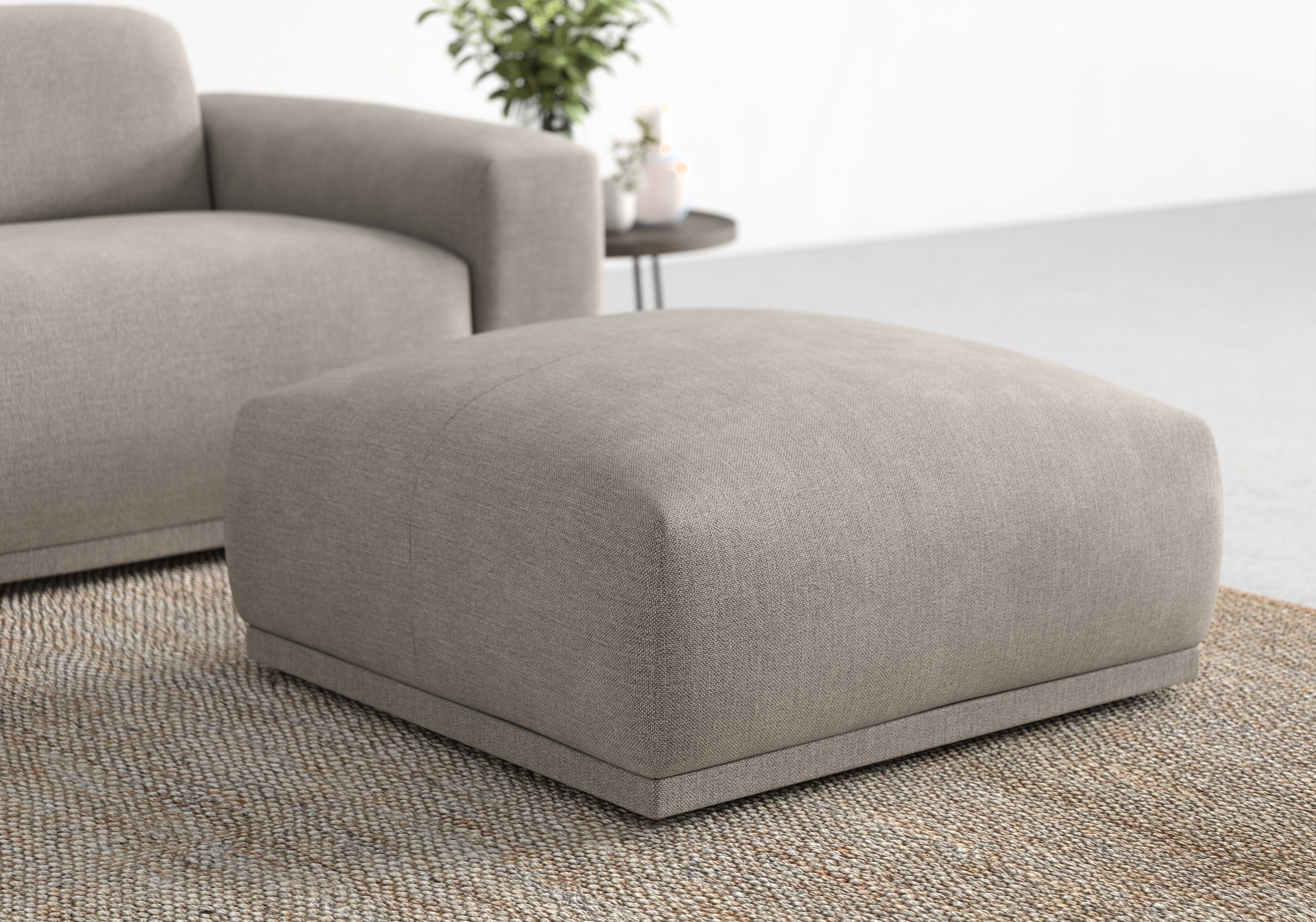TRENDMANUFAKTUR Hocker Braga, mit hochwertigem Kaltschaum, günstig online kaufen