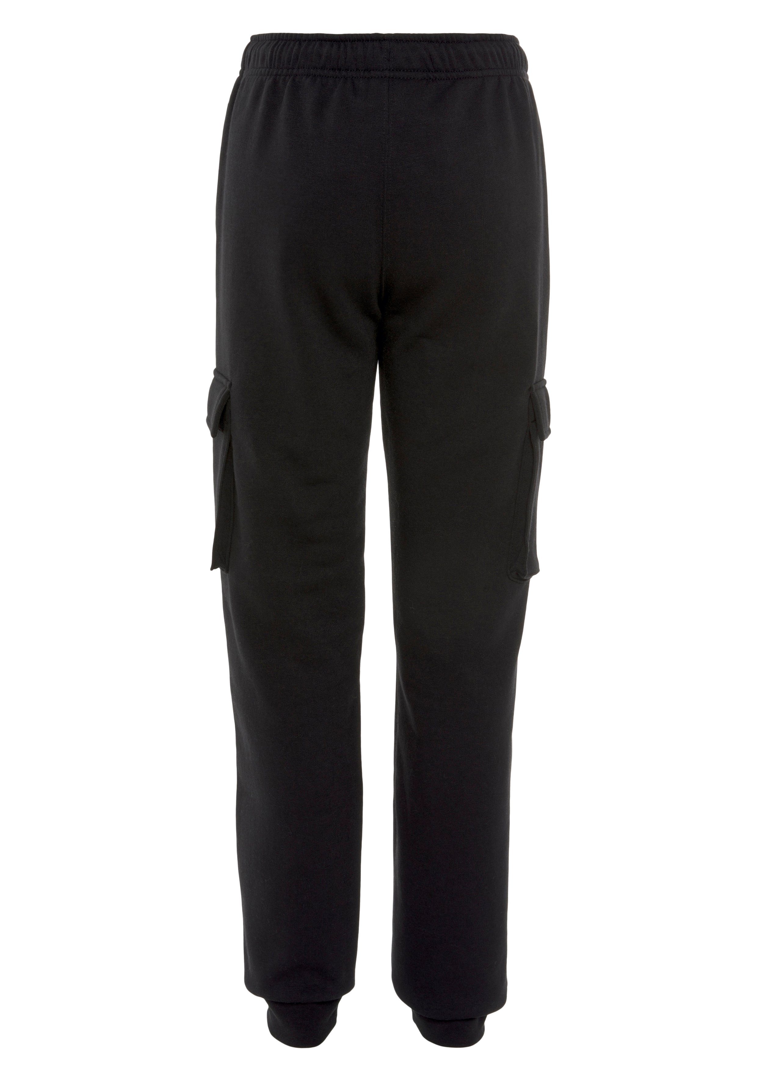 Champion Jogginghose Classic Cargo Rib black little - beauty Kinder Cuff für Pants