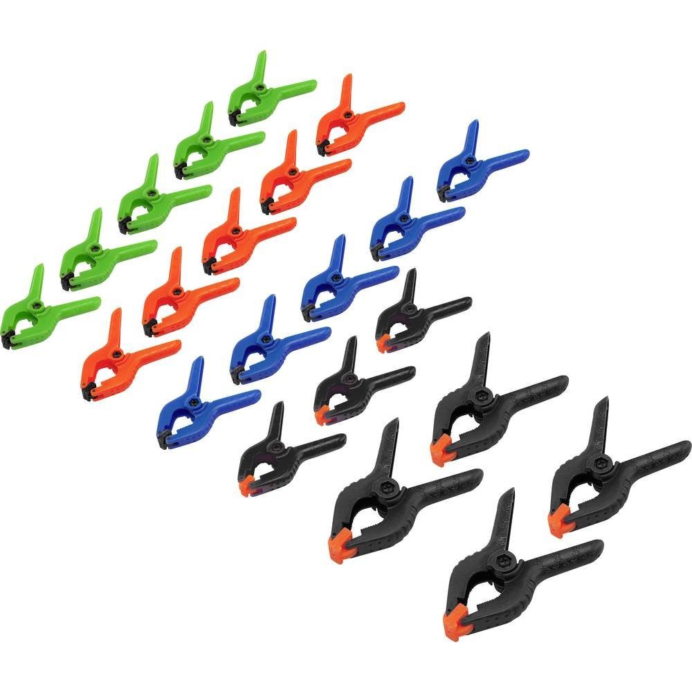 Basetech Schraubzwinge Mini-Spannzwingen-Set 22-teilig 1529585