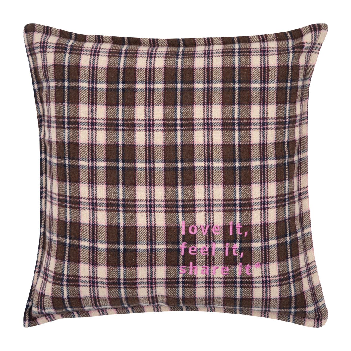 PAD Dekokissen TARTAN, Made in Europe, Kissenhülle ohne Füllung, Karo-Design, 1 Stück, 45x45 cm