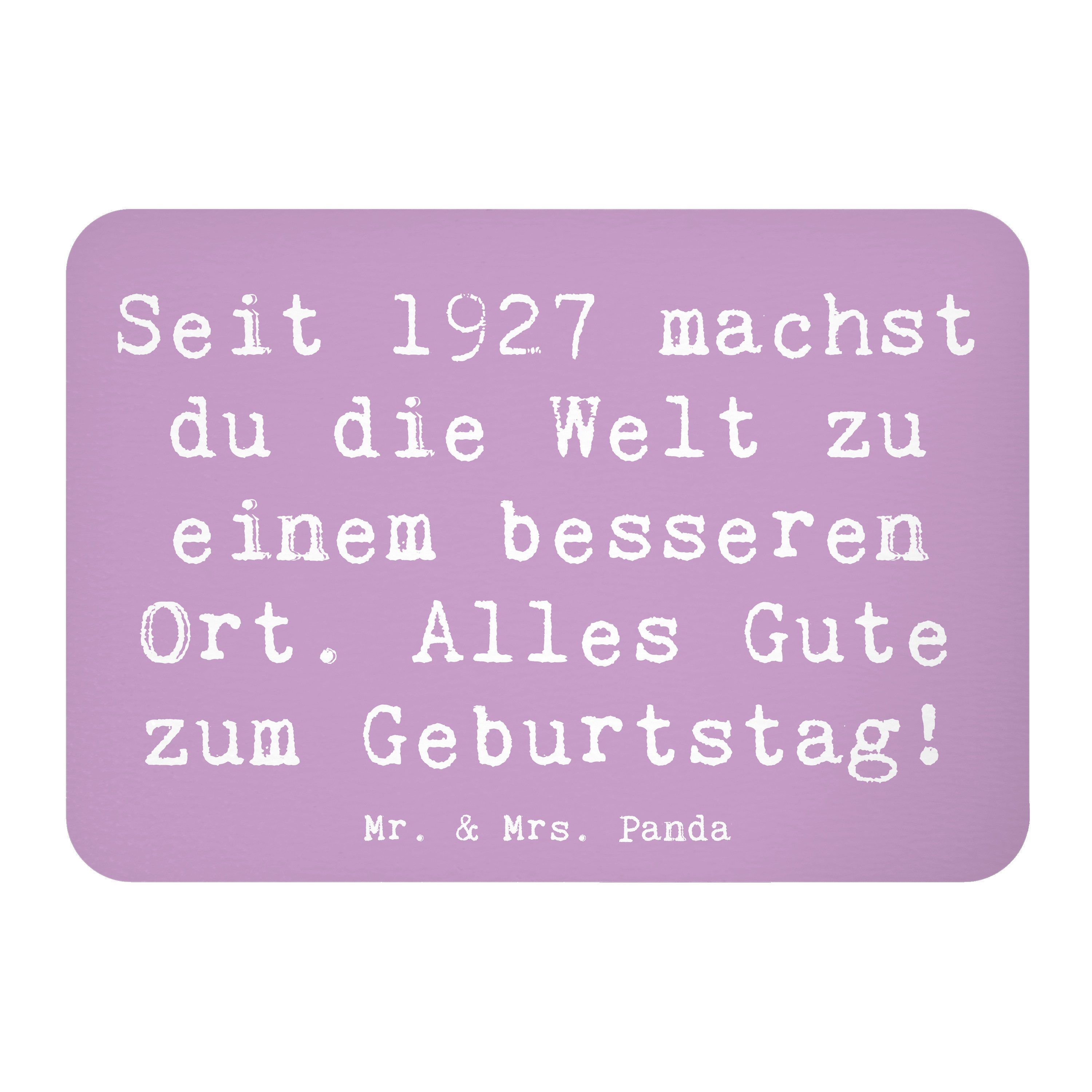 Magnet Spruch 1927 Geburtstag - Lavendeltraum - Geschenk, Einfluss, Geschenk