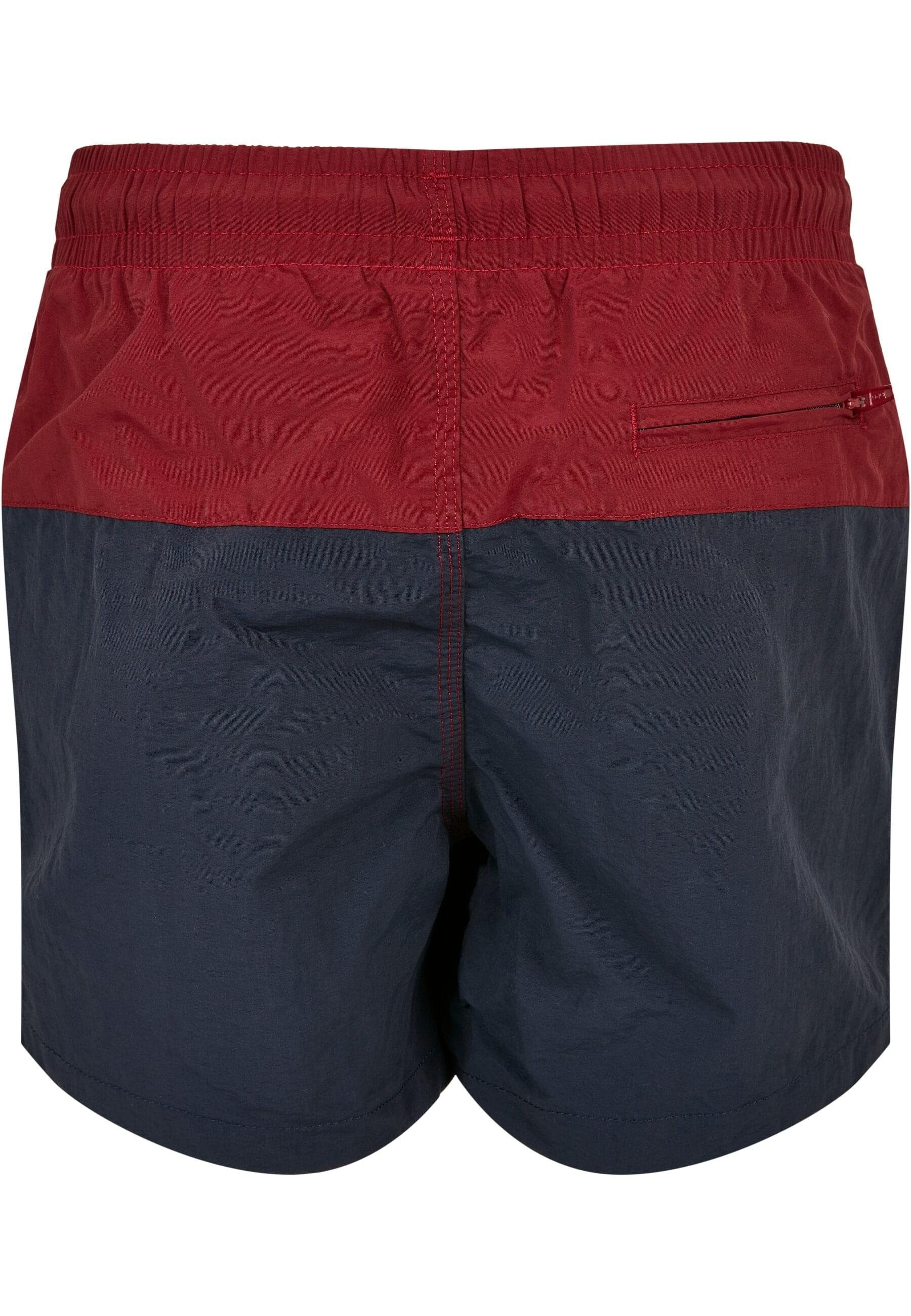 Boys CLASSICS URBAN Block Shorts Swim Herren navy/burgundy Badeshorts