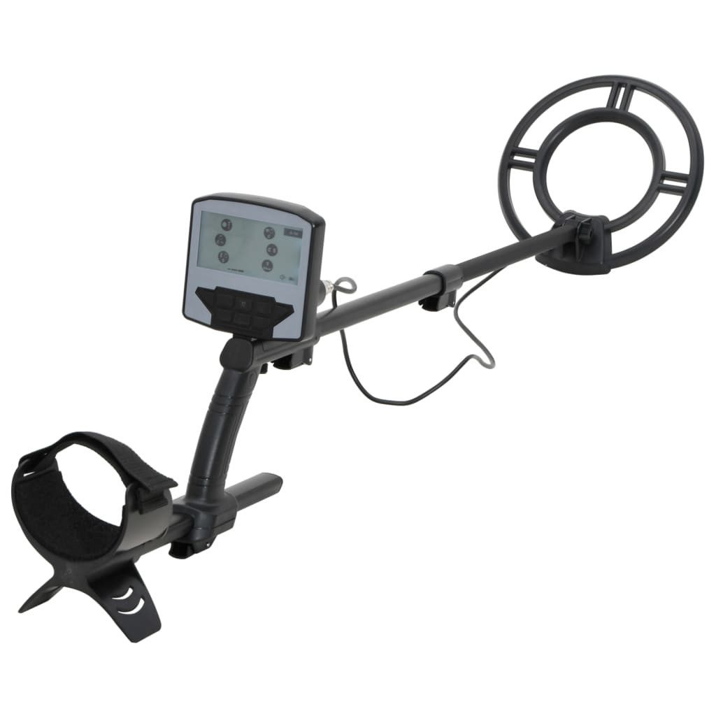 vidaXL Metalldetektor Metalldetektor 18 cm Suchtiefe Pinpoint und Auto-Tune-Funktion
