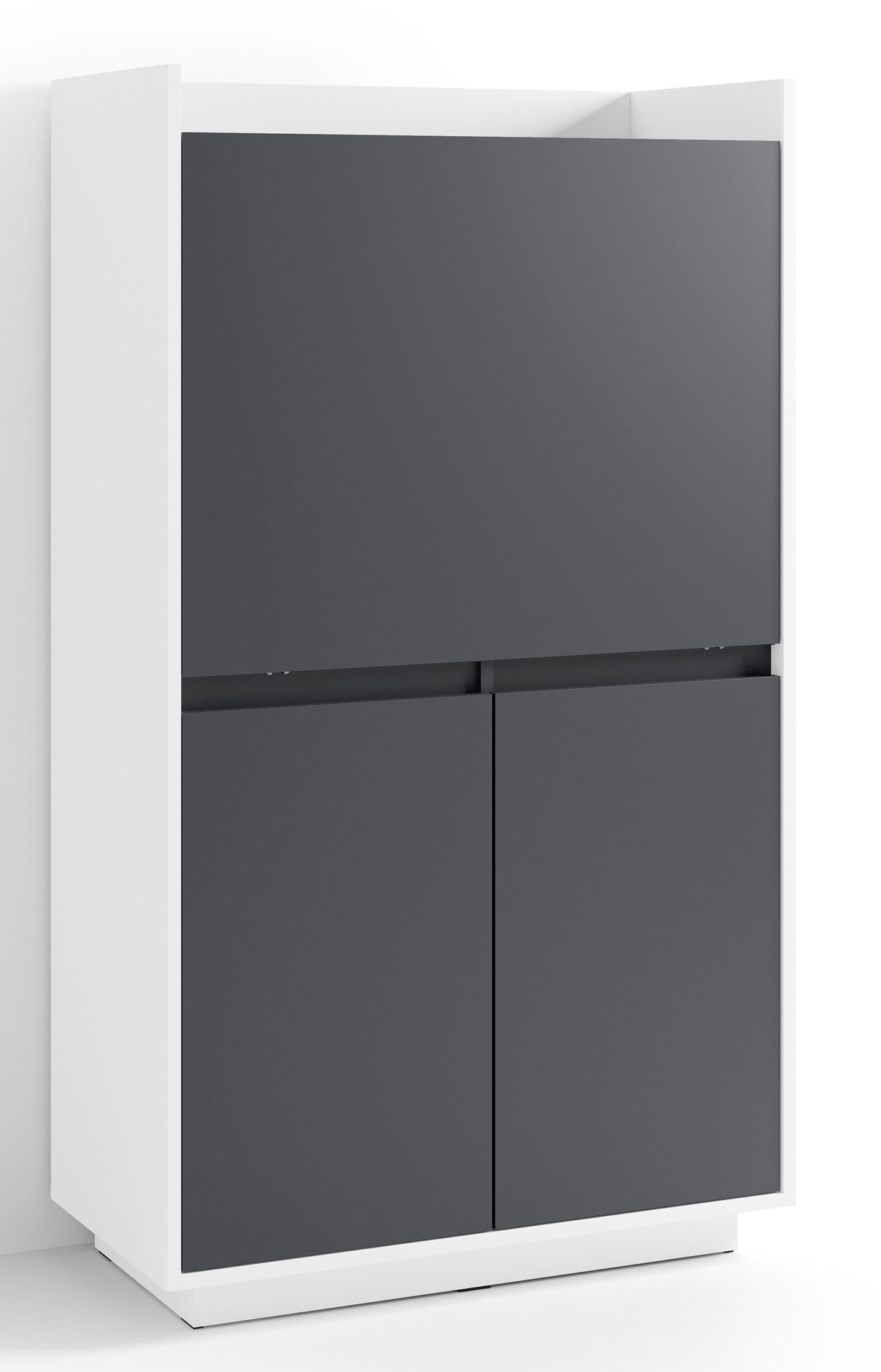 byLIVING Sekretär Hannes, platzsparende Arbeitslösung mit viel Stauraum, Breite 80 cm