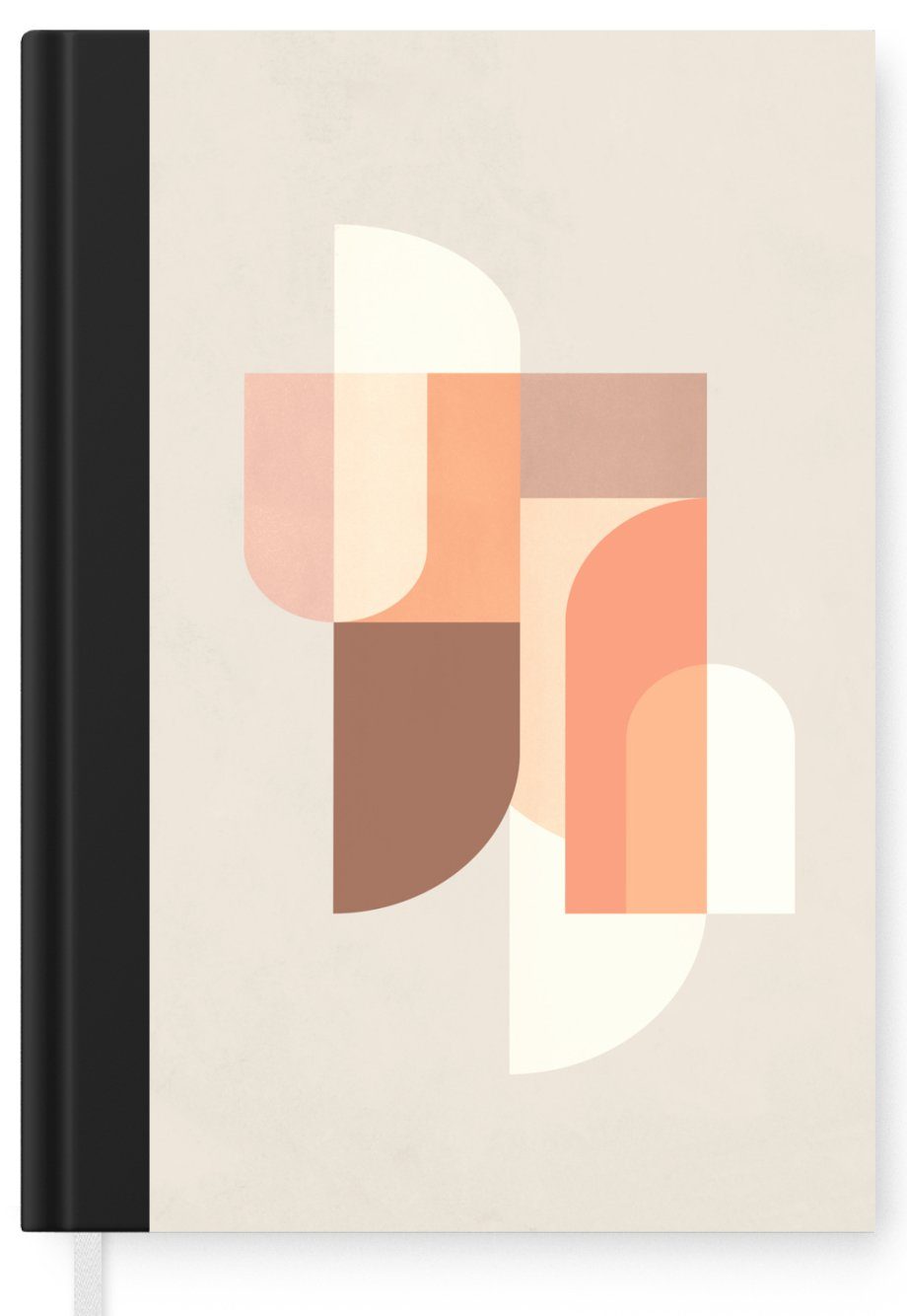 MuchoWow Notizbuch Abstrakt - Kunst A5, Tagebuch, Journal, Haushaltsbuch Merkzettel, Muster Notizheft, 98 Seiten, - Farben, 