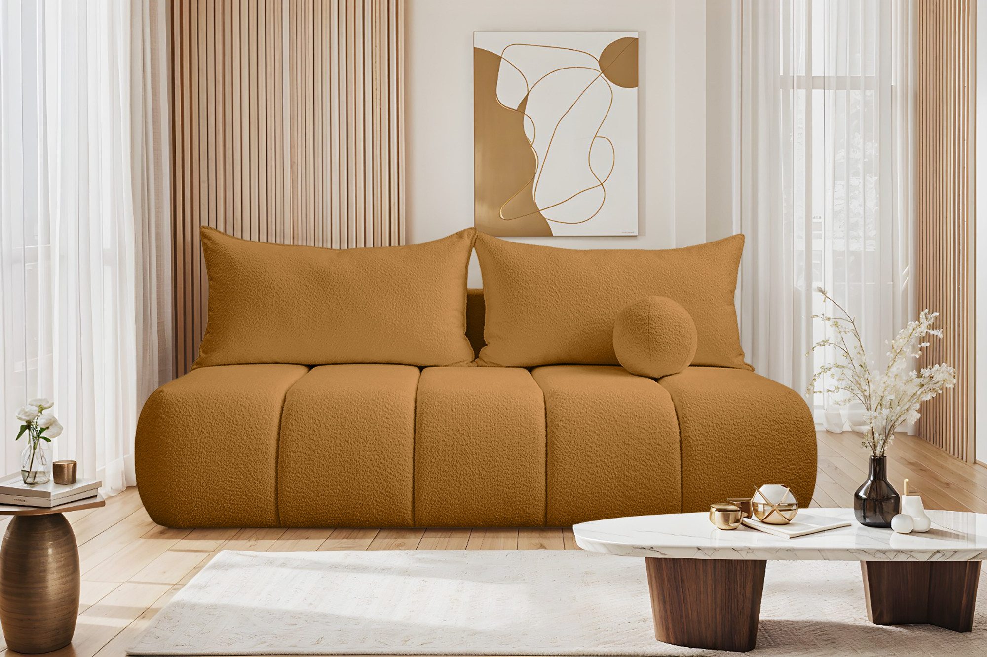 Kaiser Möbel Schlafsofa Dreisitziges Sofa PIANO günstig online kaufen