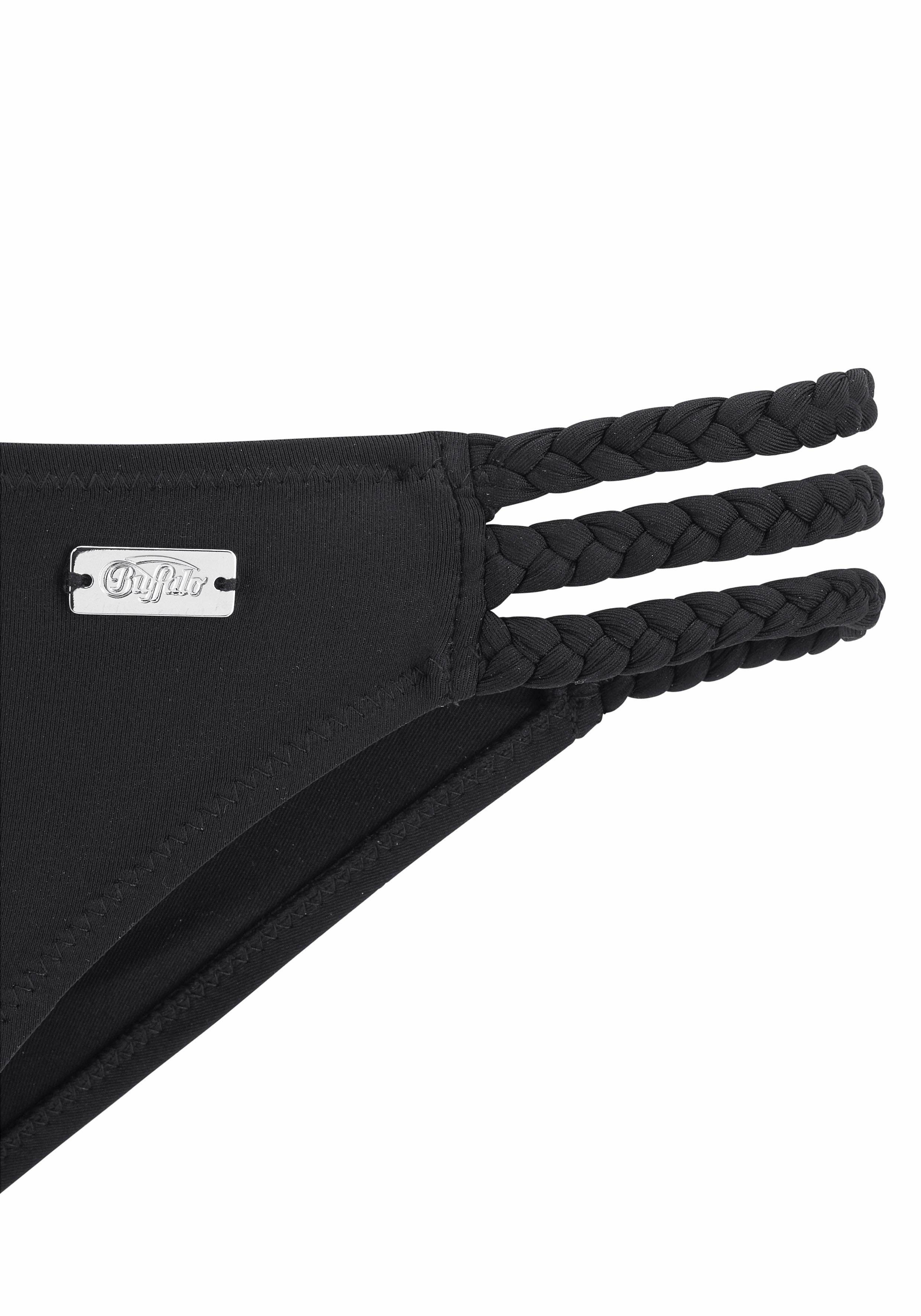 Buffalo Bikini-Hose Happy mit geflochtenen Bändern