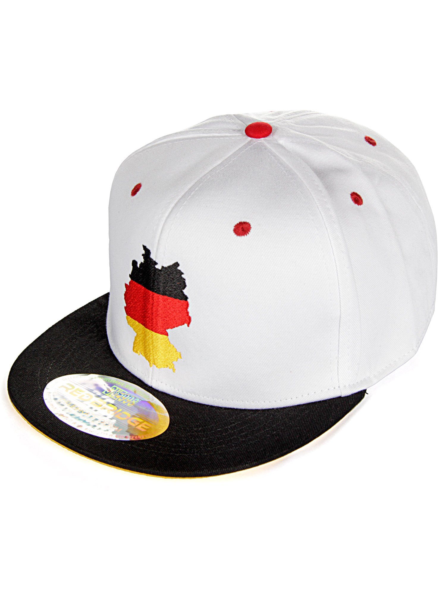 Shoreham Baseball mit weiß trendiger Deutschland-Stickerei RedBridge Cap