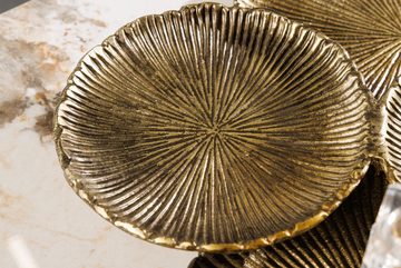 riess-ambiente Dekoschale ABSTRACT LEAF 45cm gold (Einzelartikel, 1 St), Wohnzimmer · Esszimmer · Schmuckschale · Metall · Handmade