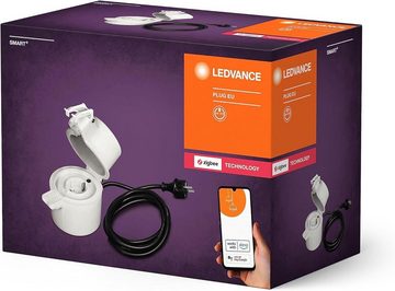 Ledvance Steckdose LEDVANCE SMART+ Outdoor Plug Wifi ZigBee Zwischensteckdose Outdoor, ‎Outdoor Plug