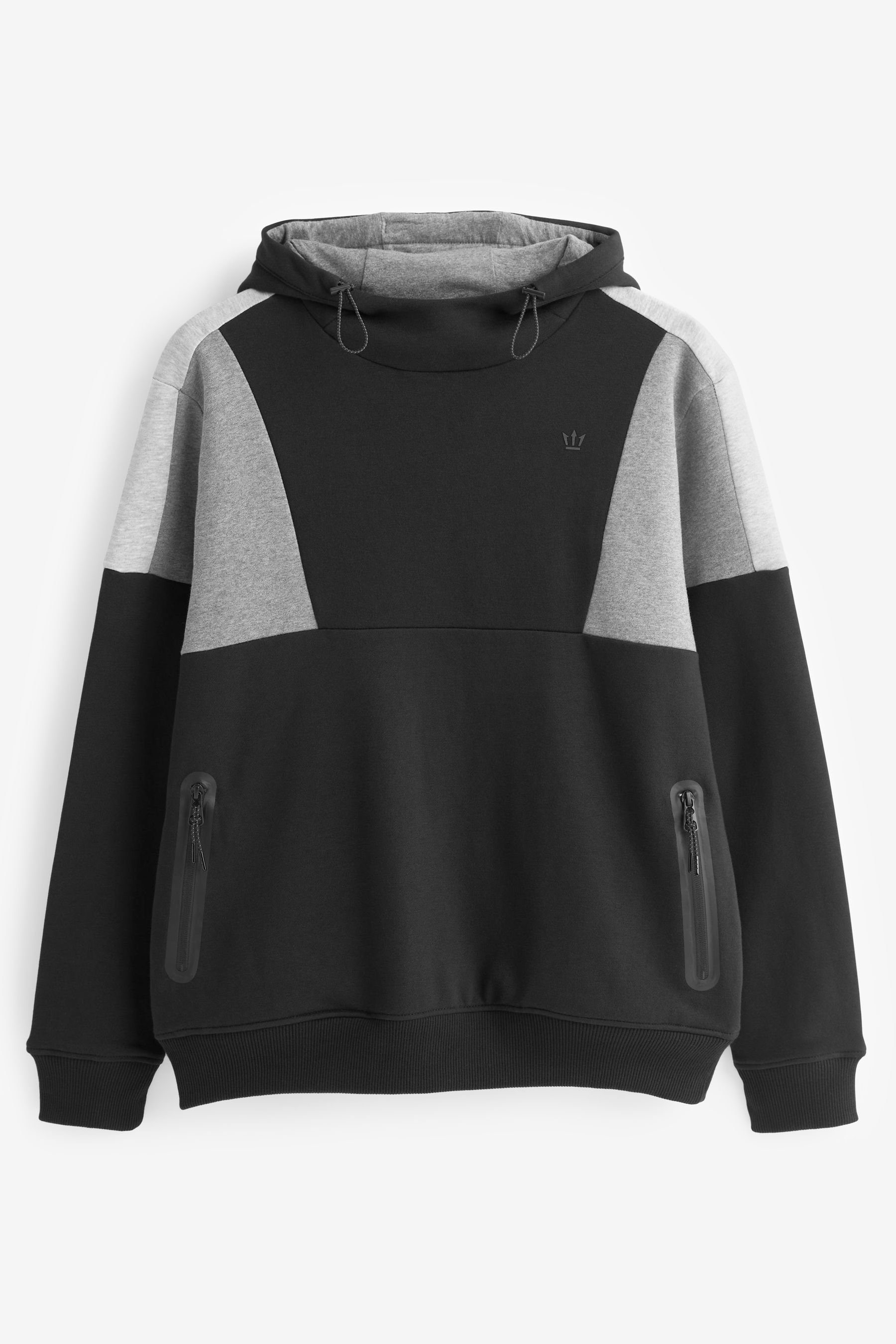 Next Kapuzensweatshirt (1-tlg) Black/Grey