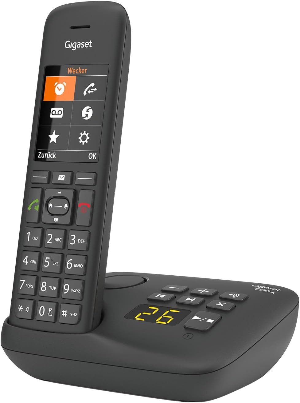 Gigaset C575A Festnetztelefon (Mobilteile: 1)