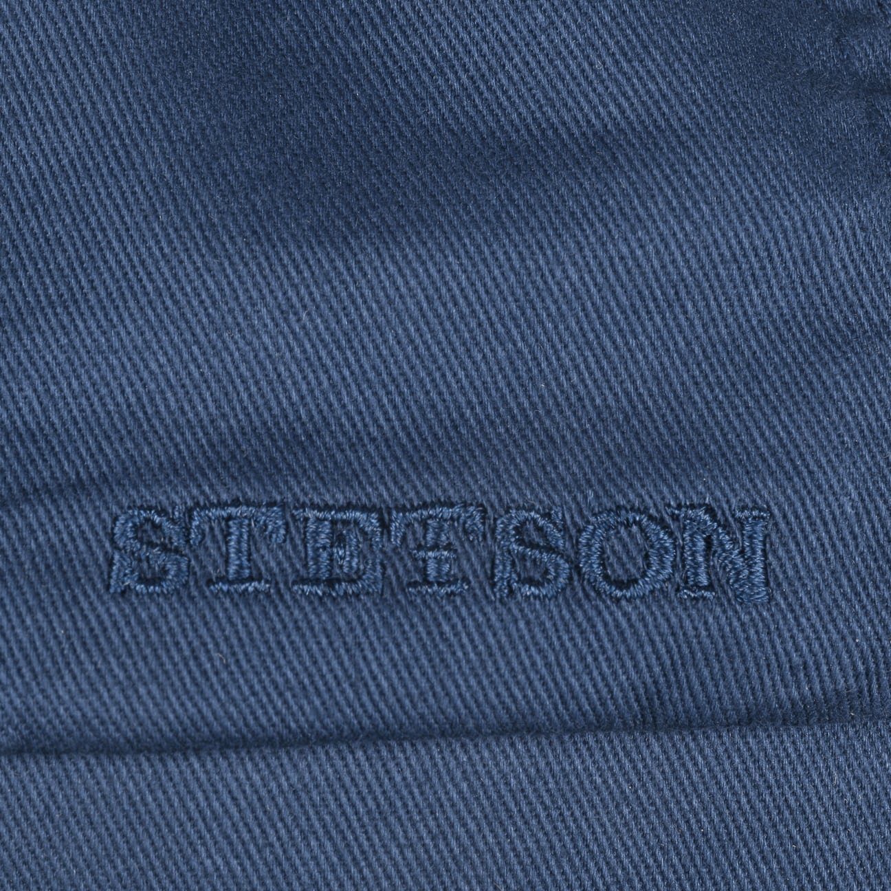 Stetson Schirm (1-St) mit dunkelblau Cap Schirmmütze Flat
