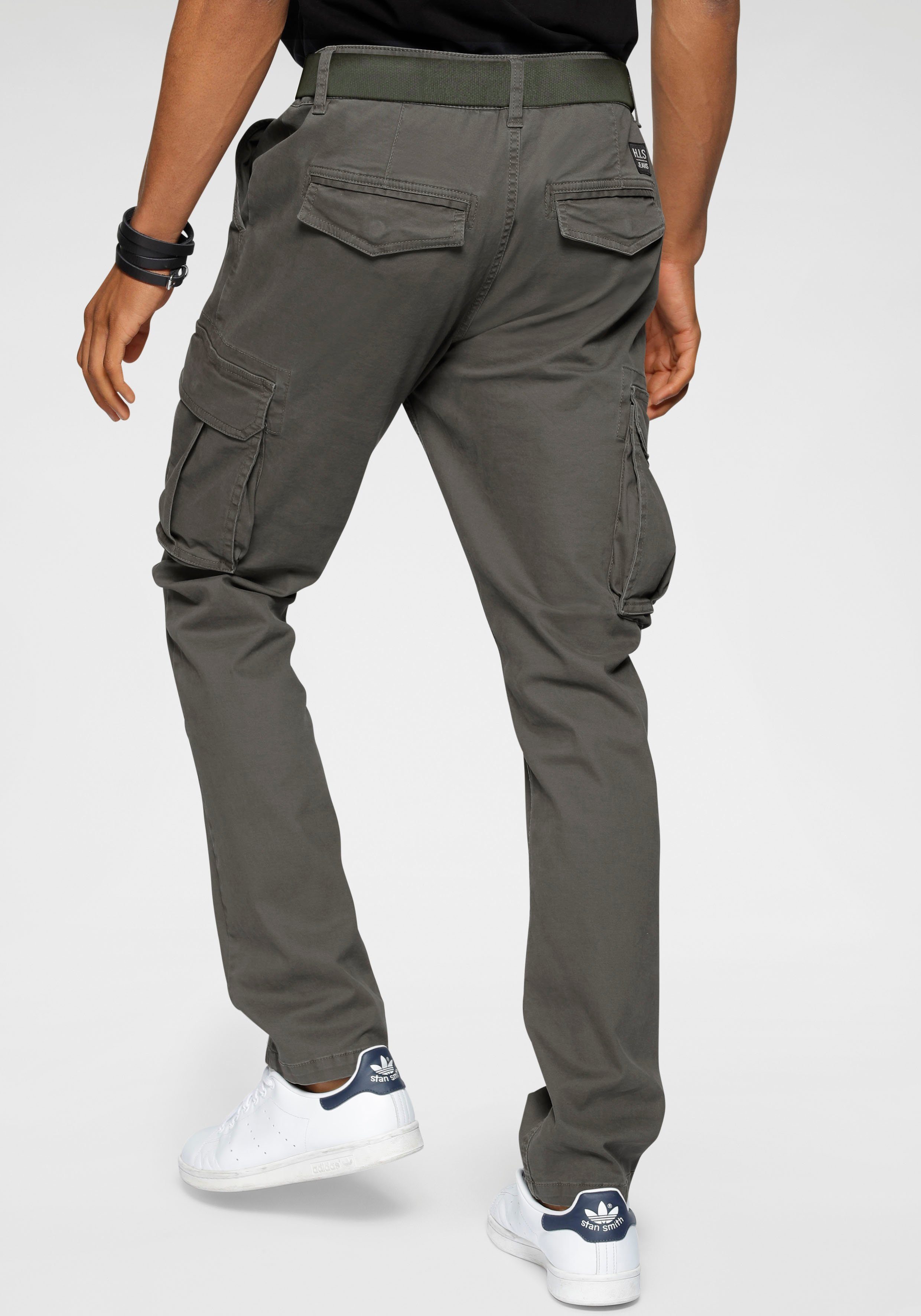 H.I.S Cargohose (Set, 2-tlg., mit abnehmbarem Gürtel) günstig online kaufen