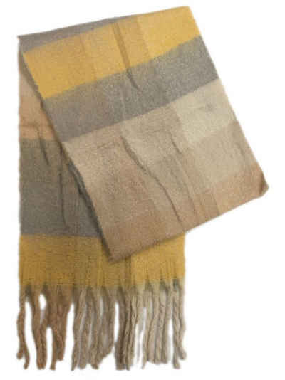 enflame Modeschal Weicher Winter Schal Vintage Fashion Muster Deckenschal, (1-St), 3898 in Beige
