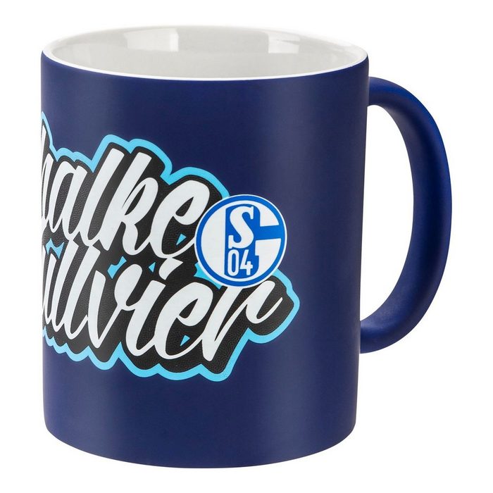 FC Schalke 04 Tasse Kaffeebecher Rubber Keramik CQ7281