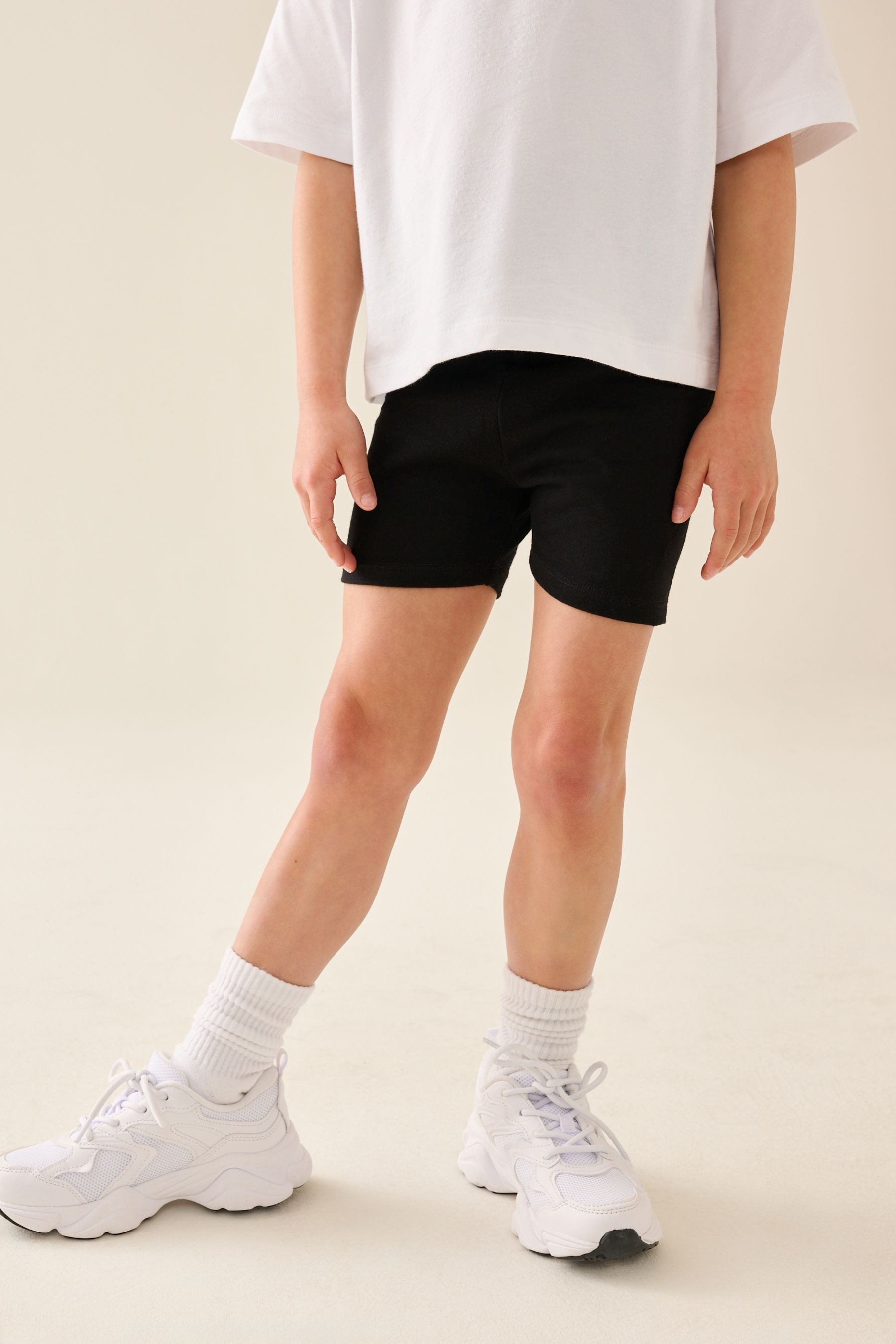 Next Shorts 2er-Pack Radlershorts mit hohem Bund und Stretch (2-tlg) – Bild 5 von 5
