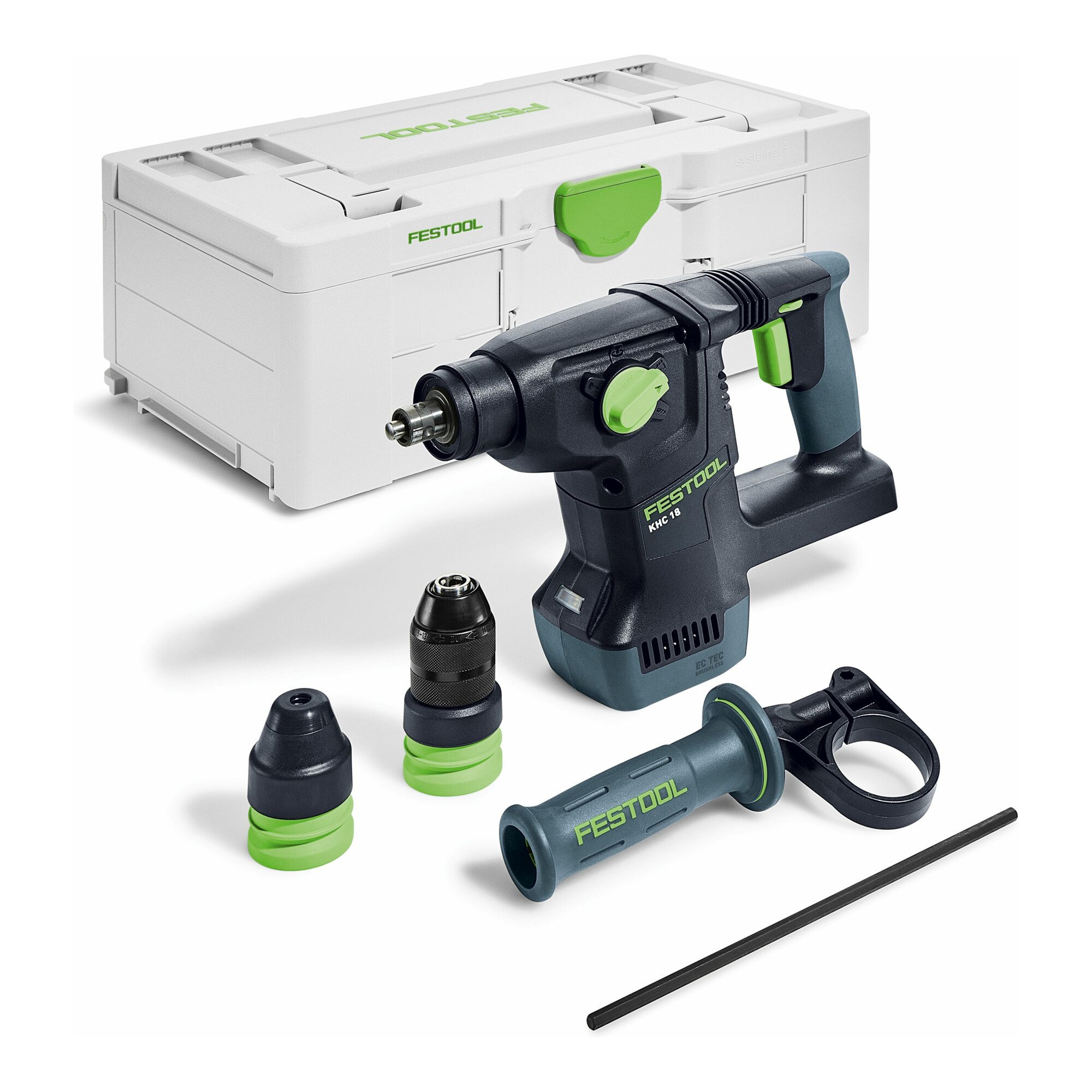 FESTOOL Akku-Bohrhammer Festool Akku-Kombihammer KHC 18 EB-Basic