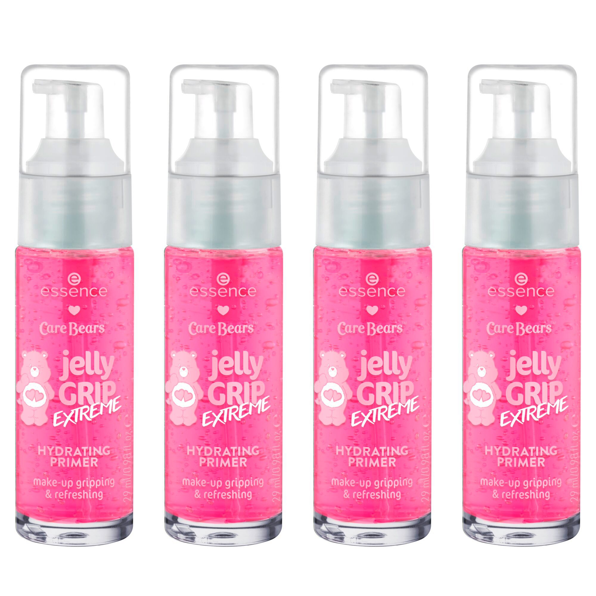 Essence Primer Care Bears jelly GRIP EXTREME HYDRATING PRIMER, 4-tlg.