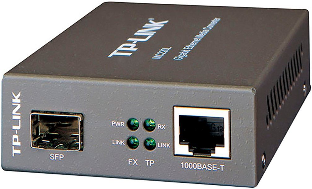 tp-link Gigabit-Ethernet-Medienkonverter (LC, Multi-/Singlemode) Netzwerk-Switch