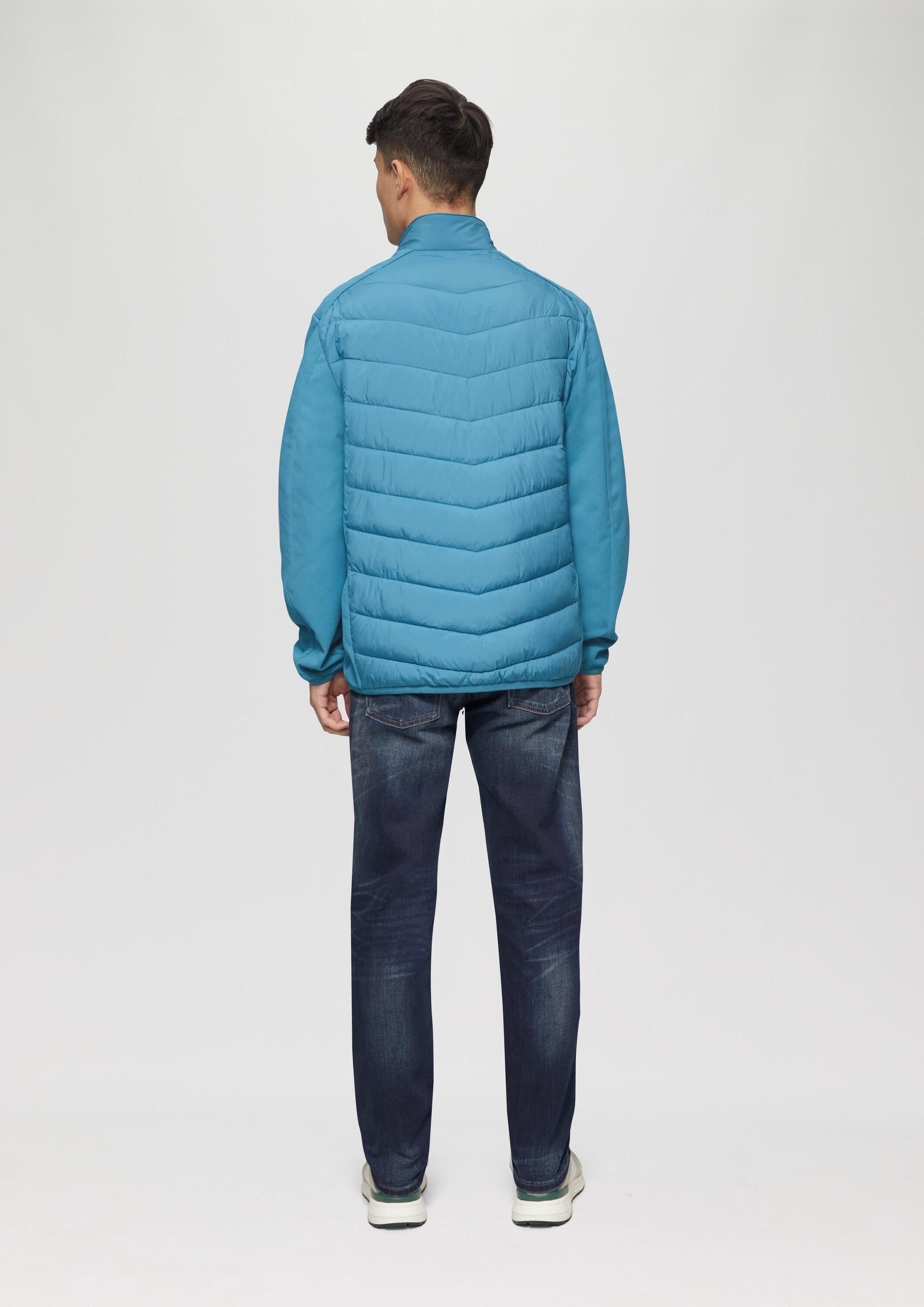 s.Oliver Funktionsjacke Outdoor-Jacke Materialmix-Jacke mit sportiven Kontrastdetails