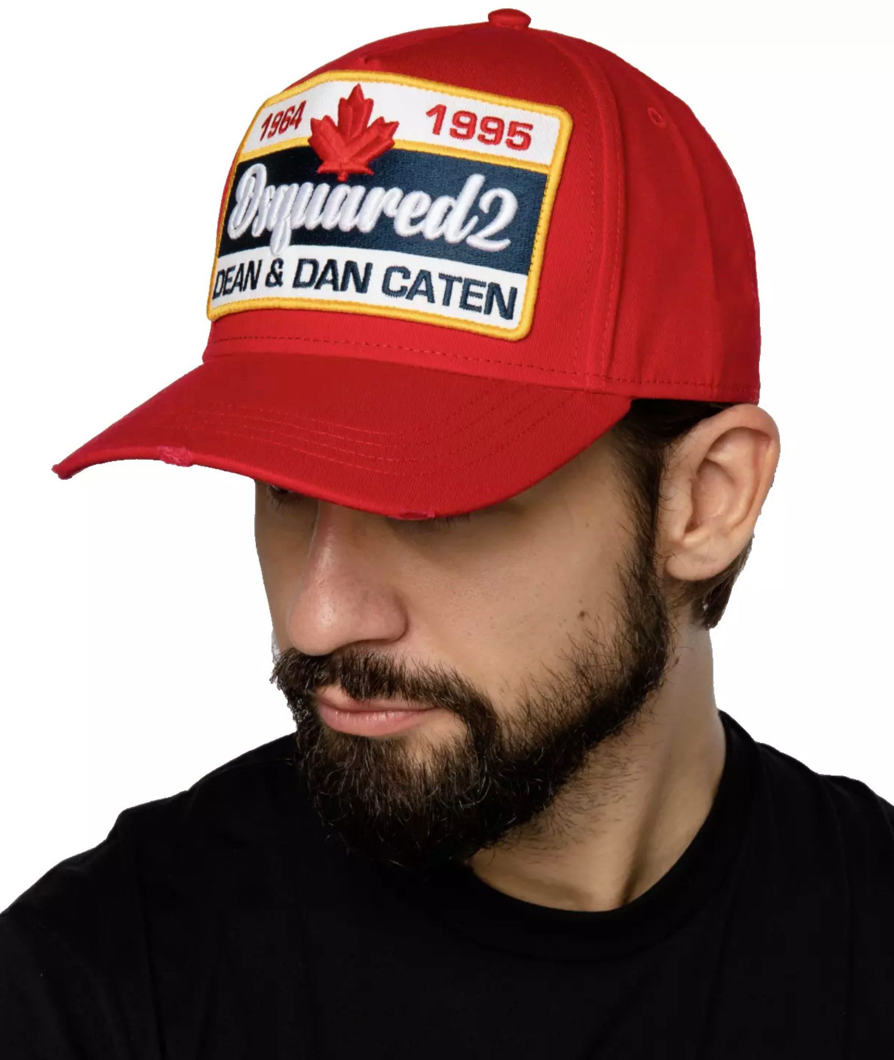 Dsquared2 Baseball Cap Basebalkappe Cap Icon Kappe Dean & Dan Trucker Hut Urbaner Streetwear und luxuriösen Details