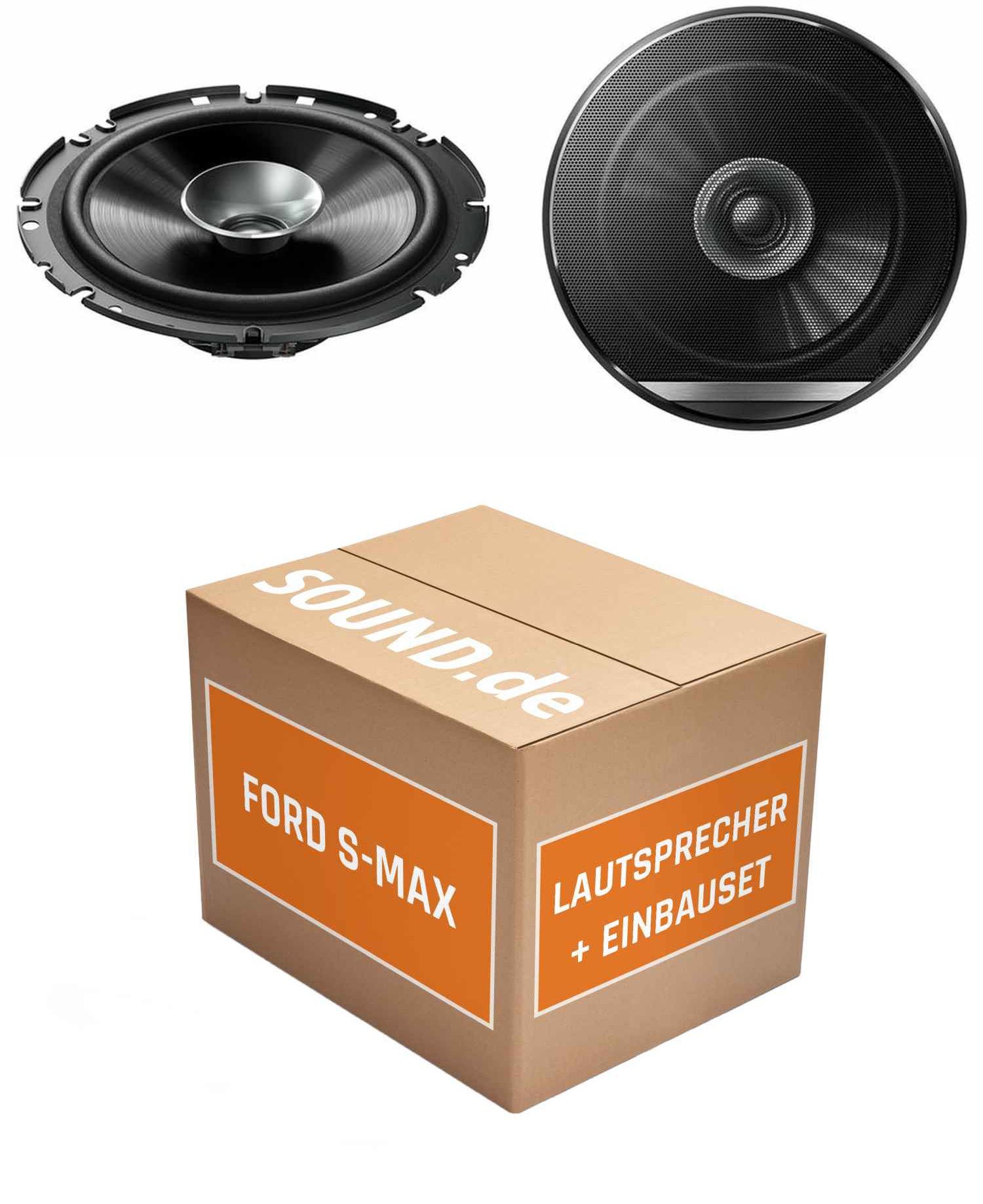 JUST SOUND best choice for caraudio Lautsprecher Boxen Einbauset Pioneer TS-G1710F Ford S-MAX Auto-Lautsprecher (40 W, 16 cm)