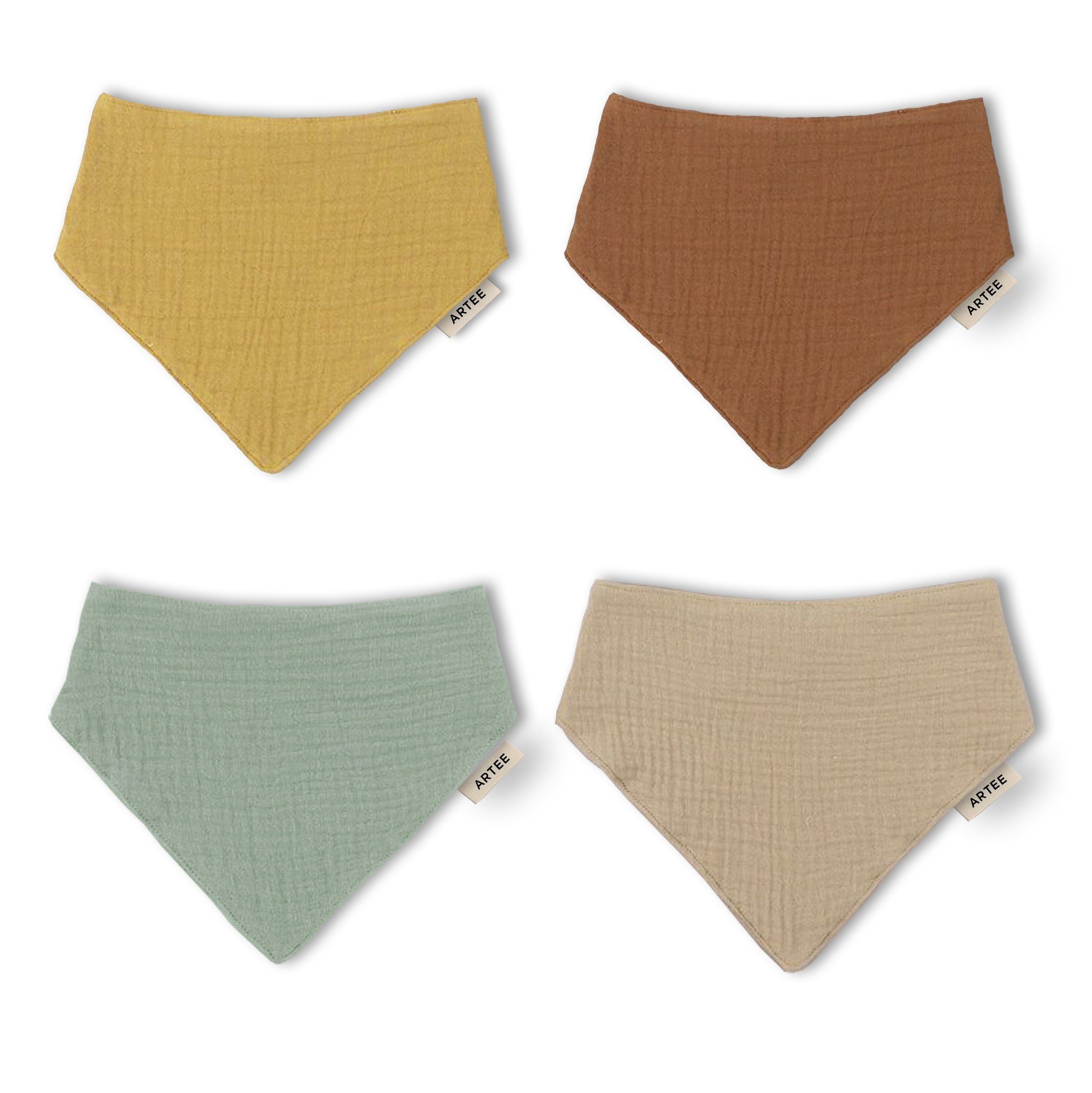 Artee Lätzchen Lätzchen Baby und Kleinkinder Musselin Halstücher von 0-18 Monate