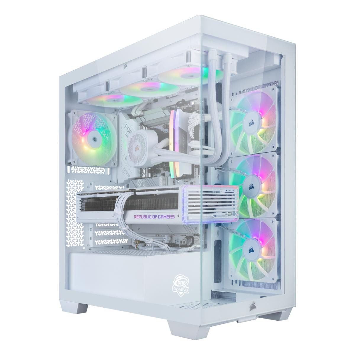 ONE GAMING High End PC AR108 Gaming-PC (AMD Ryzen 9 9900X3D, Radeon RX 9070 XT, 32 GB RAM, 2000 GB SSD, Luftkühlung)