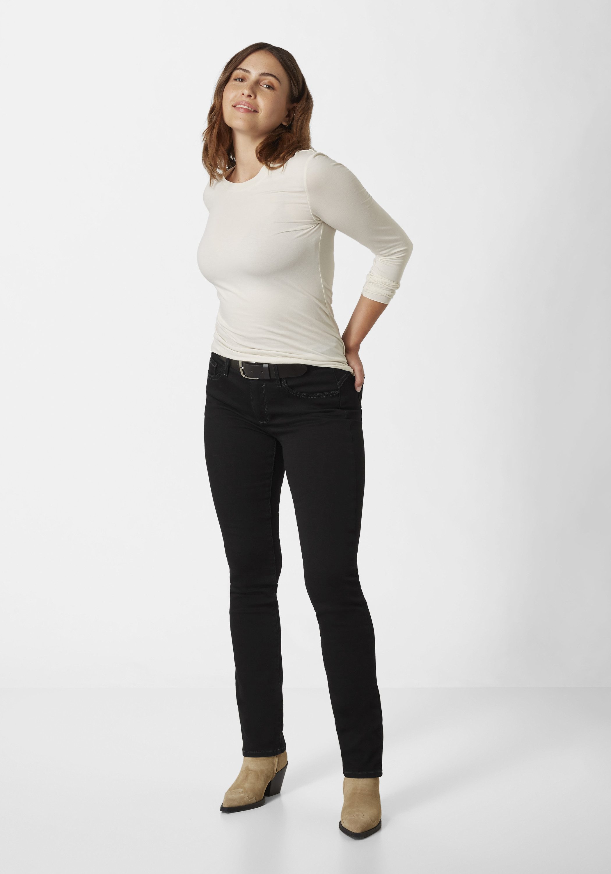 Paddock's Slim-fit-Jeans LIA Hochelastische 5-Pocket Jeans mit Motion & Comfort