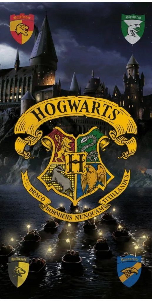 Harry Potter Badetuch Hogwarts Kinder Handtuch günstig online kaufen