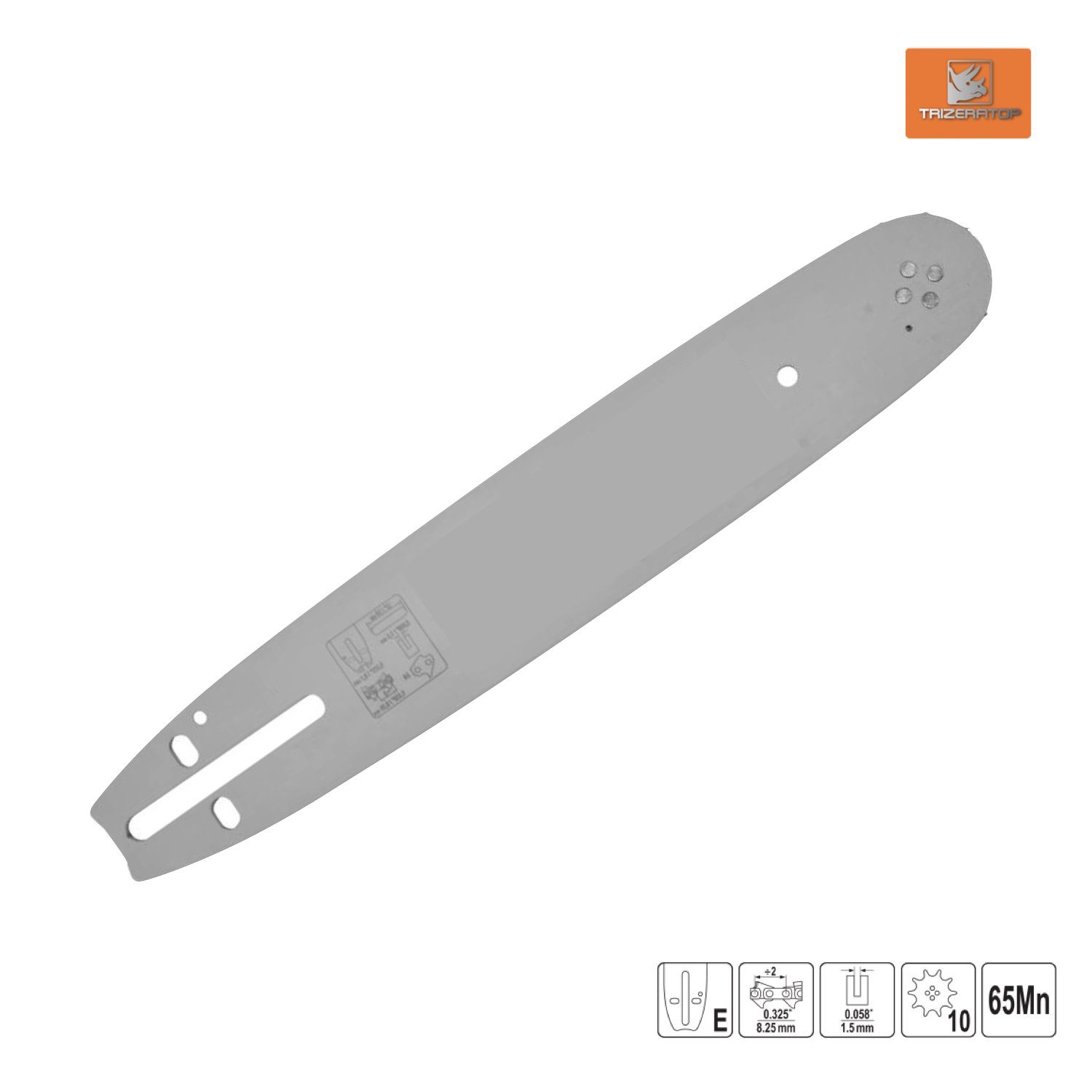 TRIZERATOP Führungsschiene Führungsschiene Länge 32 cm .325" x 1,5mm Zähne 10, 1,5 mm, (1-St)