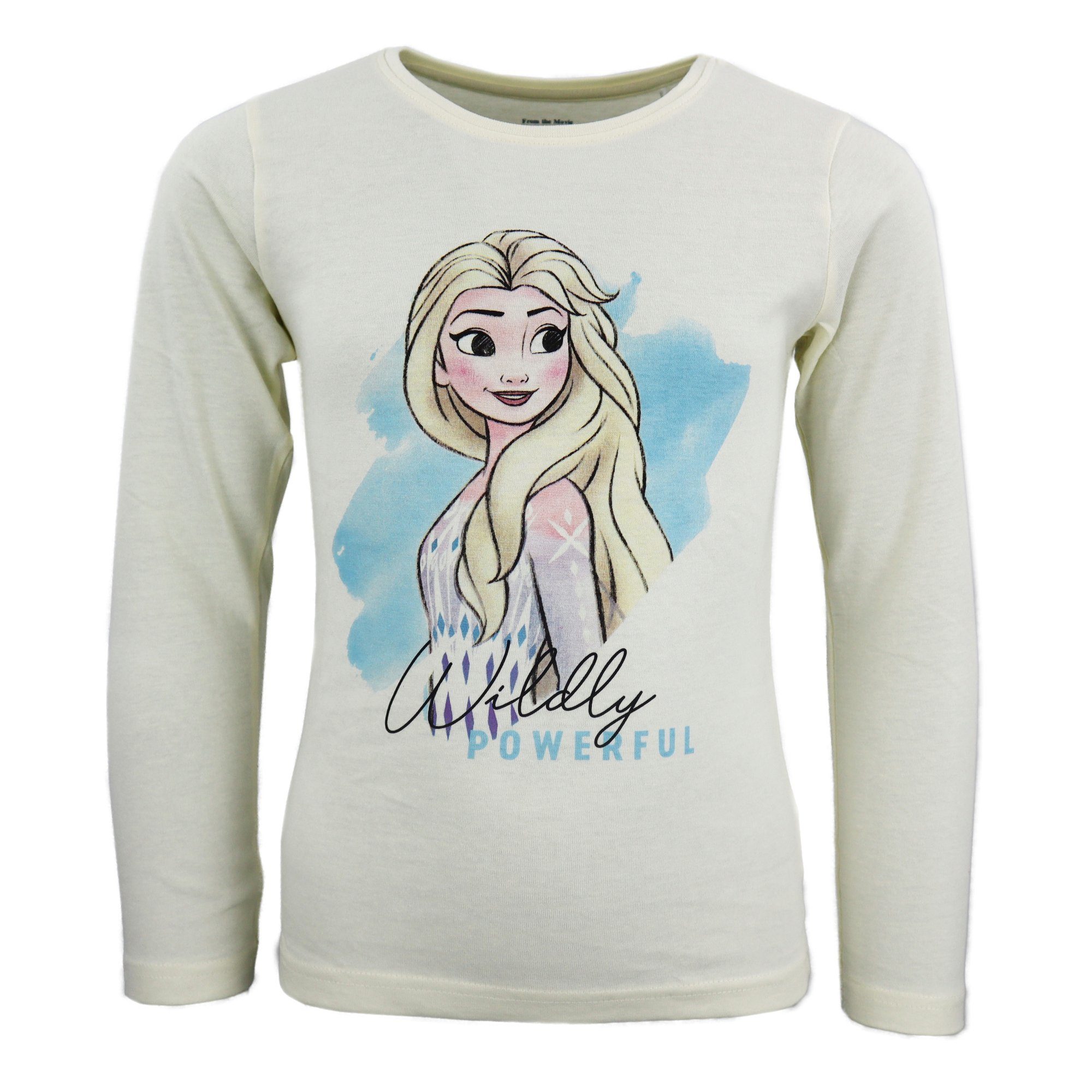 104 Disney Frozen Elsa Disney Kinder Pyjama Eiskönigin Gelb Die Gr. Schlafanzug -134 langarm