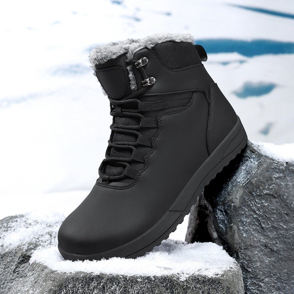 HUSK'SWARE Schneeschuhe Bequeme Winter-Schneestiefel (Warme Wanderschuhe, High-Top-Schuhe), efütterte Winterstiefel für Damen & Herrenr- ideal für kalte Tage – Bild 5 von 5