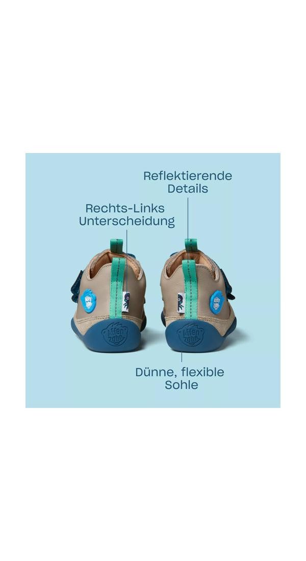Affenzahn Leder Buddy Sneaker aus echtem Leder