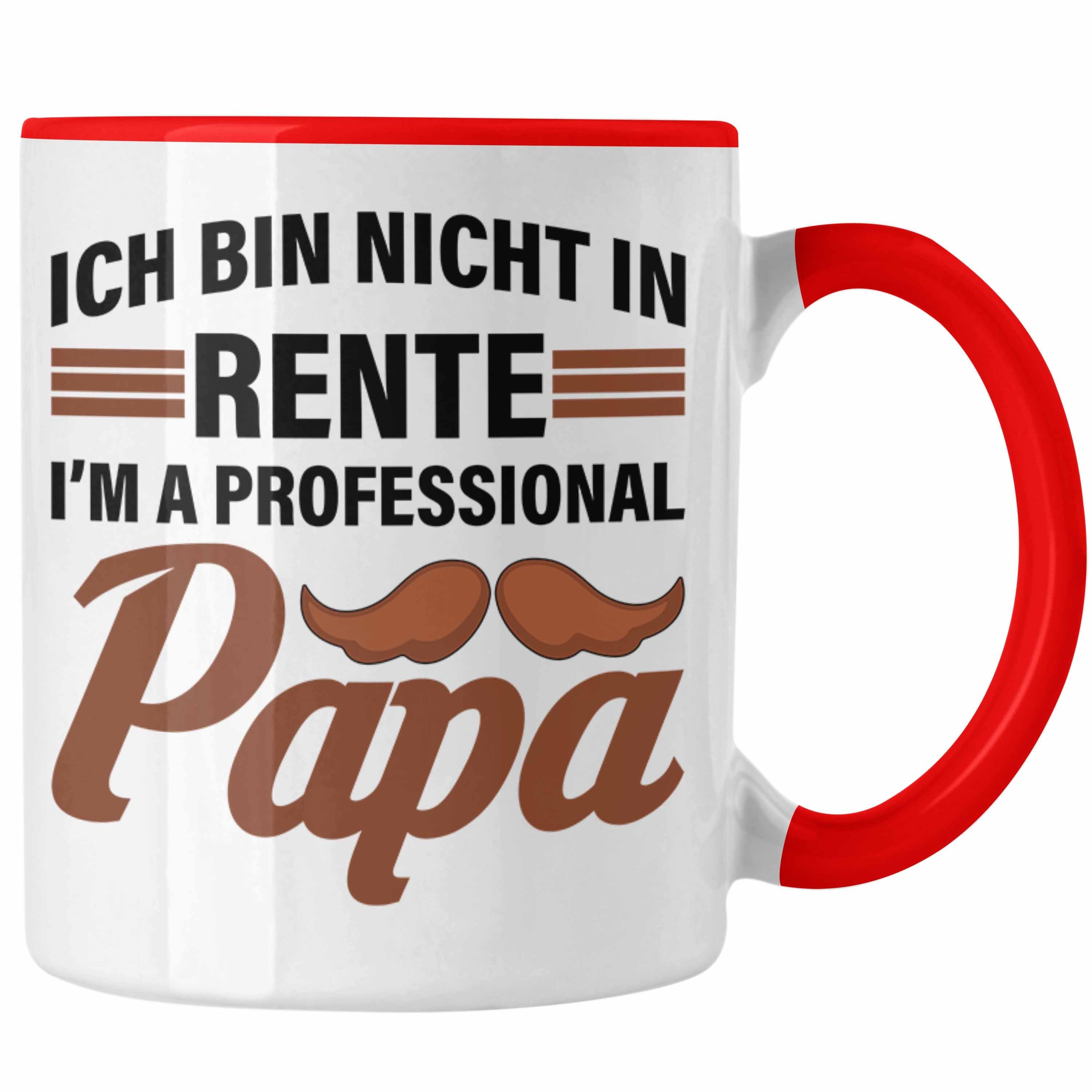 Abschiedsgeschenk Rot Rente Spruch Papa Tasse Mann Trendation Renteneintritt Sprüche Lustig Ruhestand Trendation Renter mit Tasse Geschenk -