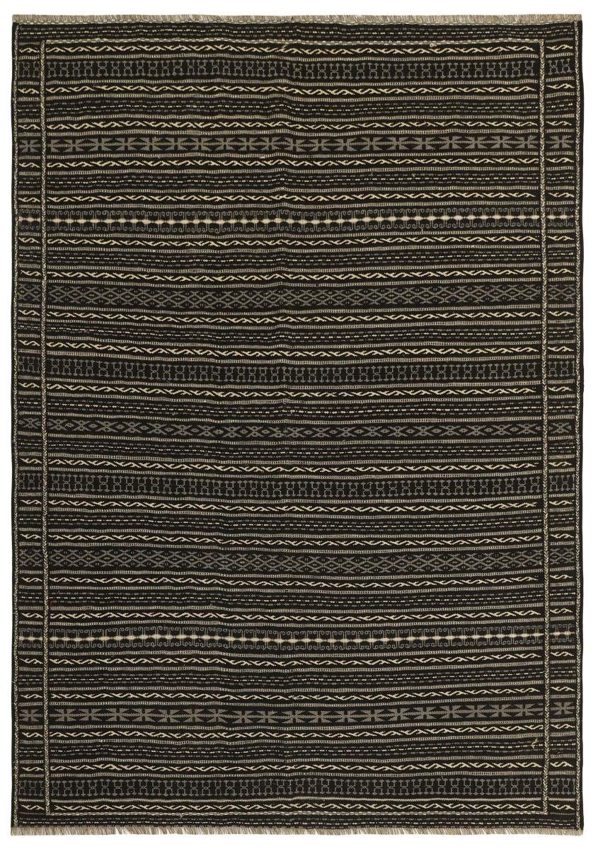 Orientteppich Kelim Fars Kordi 169x241 Handgewebter Orientteppich / Perserteppich, Nain Trading, rechteckig, Höhe: 4 mm
