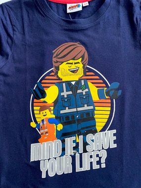 LEGO® kidswear Langarmshirt 2x Lego Movie Langarm T-Shirt Blau Jungen Sweatshirt Doppelpack