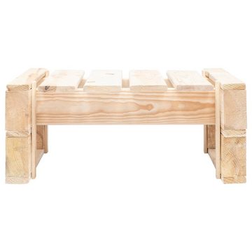 vidaXL Hocker Outdoor-Ottomane Paletten Holz (1 St)