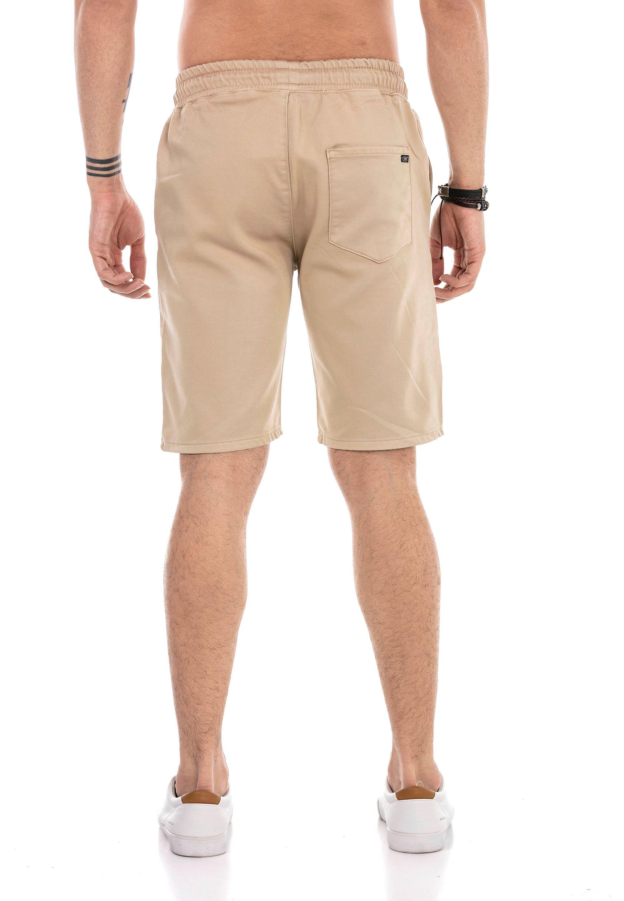 mit Kordelzug praktischem camelfarben RedBridge Shorts Hastings