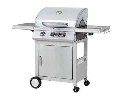 UNIVERSUM* Gasgrill GG 400, Edelstahlgrillhaube, 3+1 Brenner