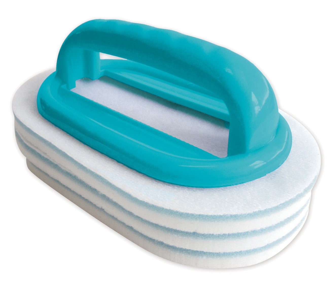 PoolSpezi Poolbürste Bayrol Handbürste mit Reinigungspads, (1-tlg)