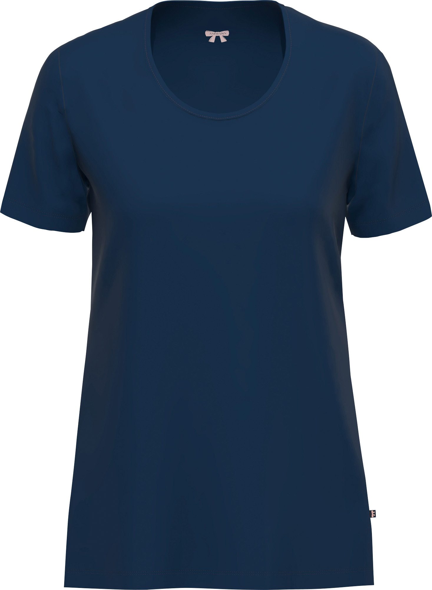 Ammann Pyjamaoberteil Damen-T-Shirt Uni Single-Jersey Uni