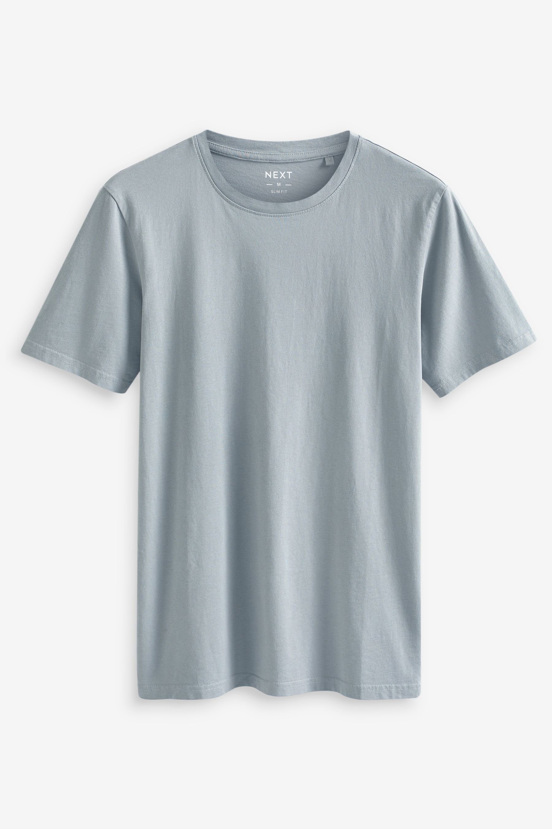 Next T-Shirt (1-tlg) Silver Grey