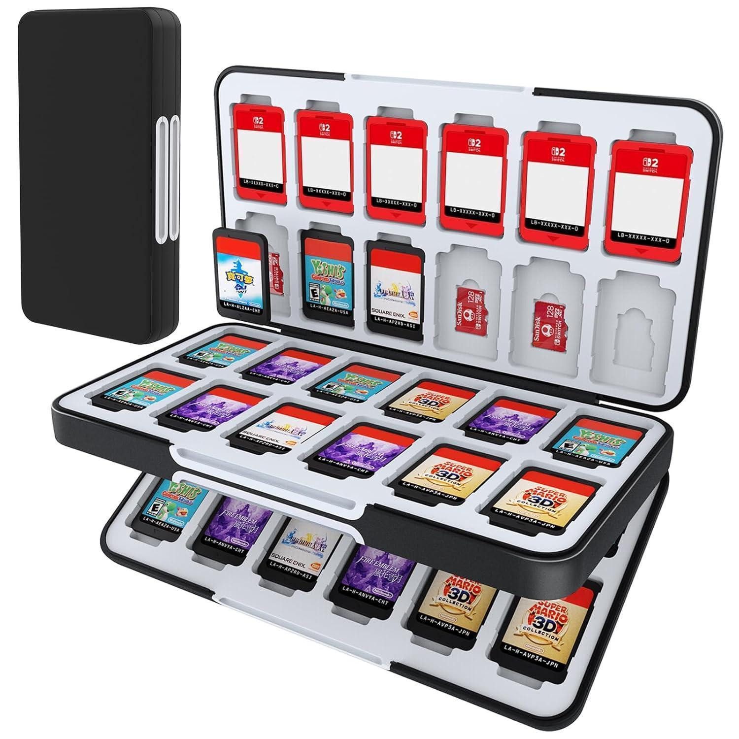 Spielekonsolen-Tasche Spielkarten Aufbewahrungsbox Nintendo Switch Switch OLED Switch Lite