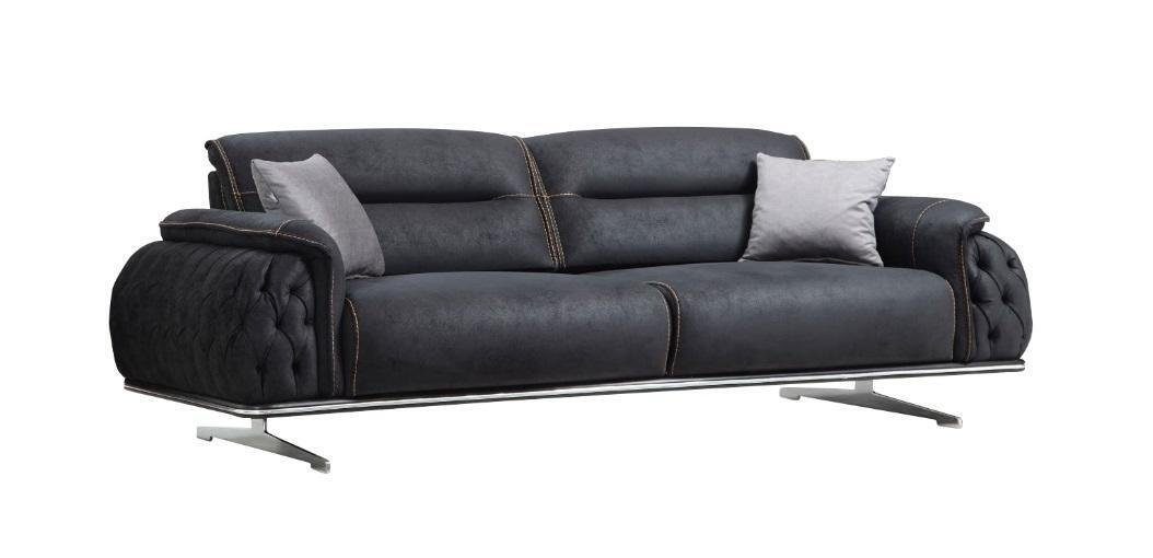 JVmoebel 3-Sitzer Perfekt Weich 3 Sitzer Sofa für Wohnzimmer Textil Polstermöbel Neu, 1 Teile, Made in Europa