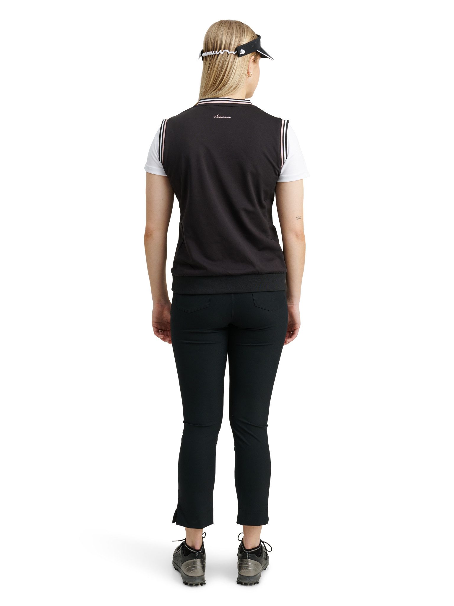 Abacus Sportswear Golfweste Abacus Golf Weste Dornoch Hybrid Schwarz-Begonia Damen